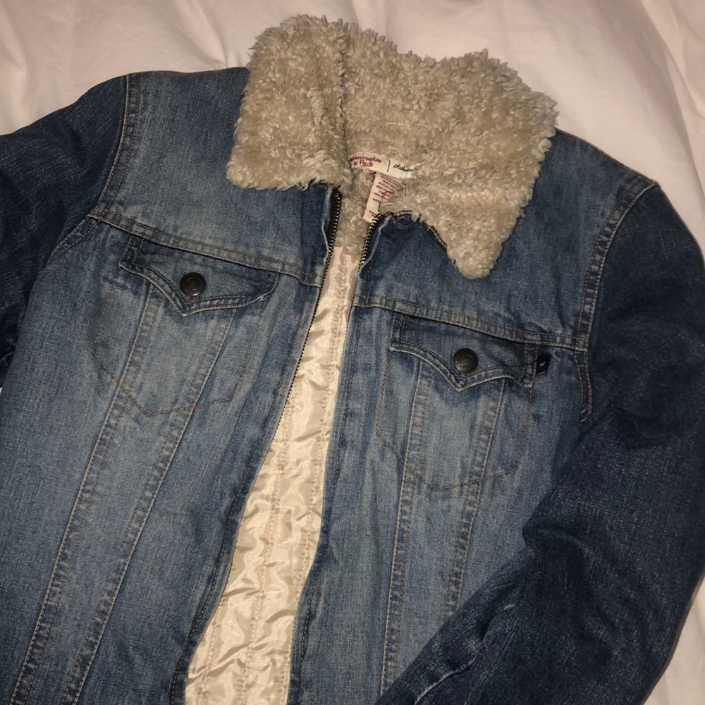 Sherpa denim jacket